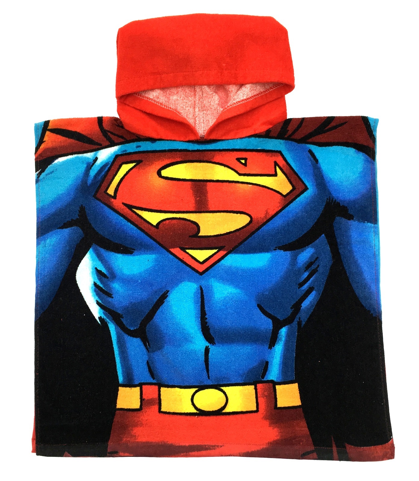 Kids Official Character Ponchos Hooded Beach Bath Towels Girls Boys